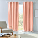 Made to measure blackout linen curtain nude