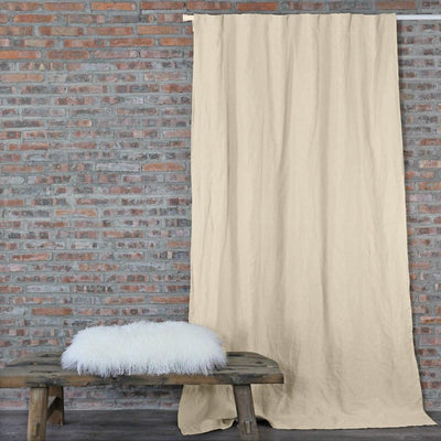 What is the ideal lining for linen curtains?
