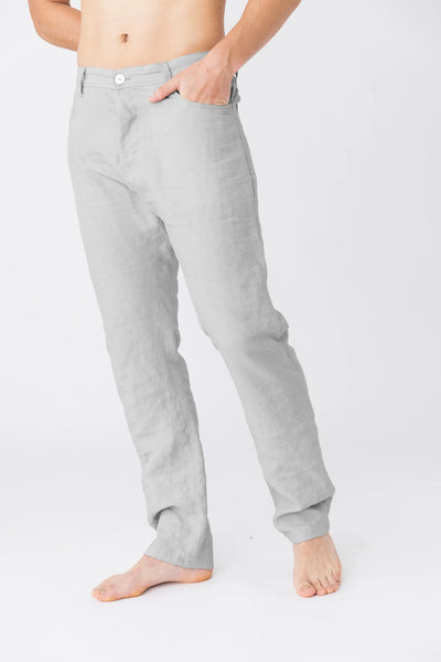 Timeless in the men's wardrobe, the linen pants