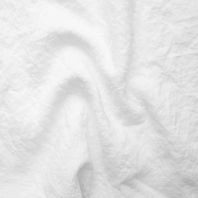 Rideau de douche en lin simple blanc optique #colour_blanc-optique 