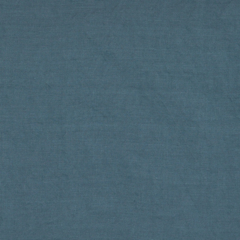 Nappe en lin lavé "Bourdon" ovale sur mesure Bleu Français 