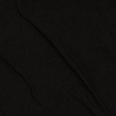 Swatch for Robe de nuit en lin lavé à mini volants « Bia » Encre Noire #colour_encre-noire