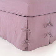 Linen Knotted Bed Skirt