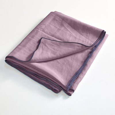 drap plat bord bourdon Lilas plié