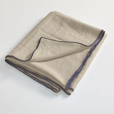 drap plat bord bourdon Naturel plié