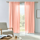 Made to measure lined linen curtain nude