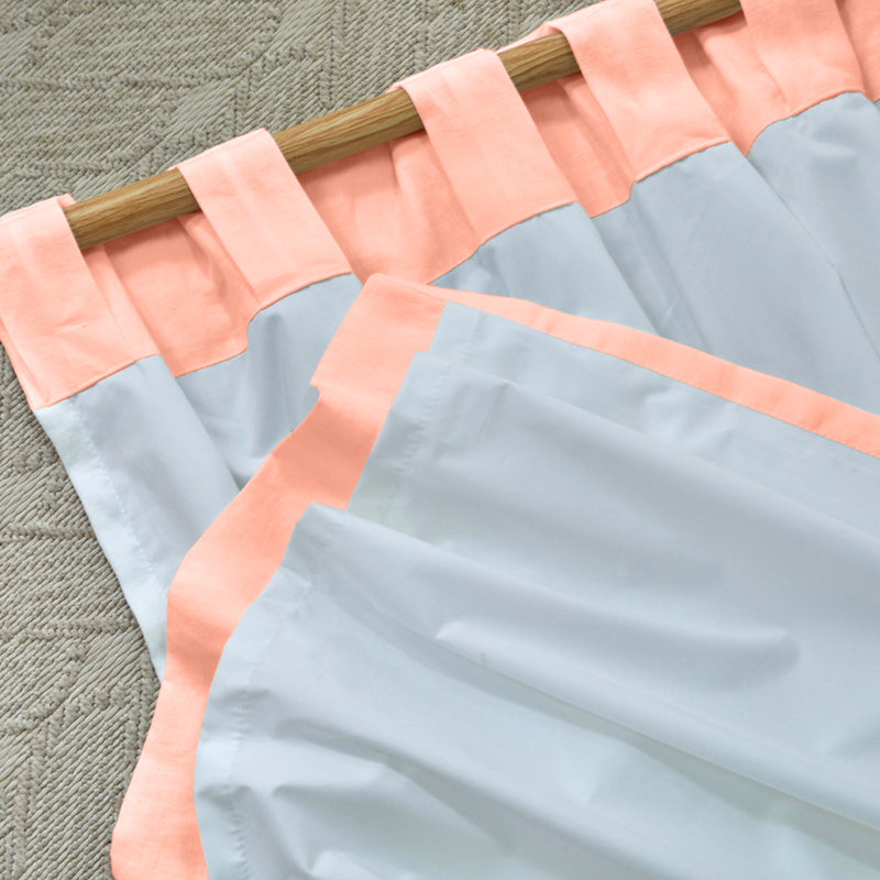 Rideau doublé en lin sur mesure Rose à pattes cachées