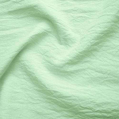 Swatch pour nappe ronde sur mesure en lin vert menthe