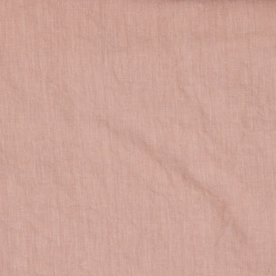 drap plat en lin lavé à bords effrangé Vieux Rose #colour_vieux-rose