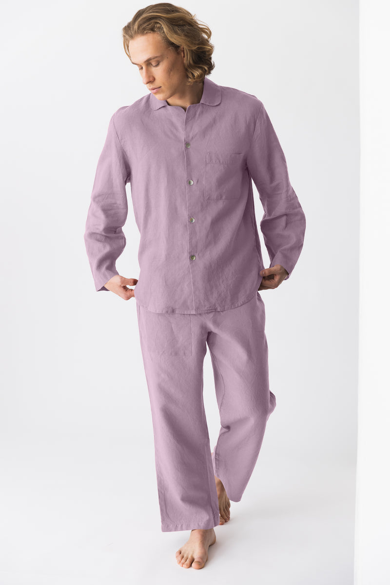 Purple pajamas mens sale