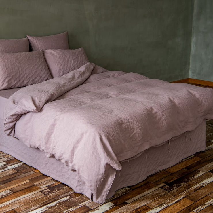 Linen Bedding set in Lilac - Linenshed