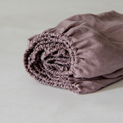 Fitted Sheet in Lilac Hue 02- Linenshed