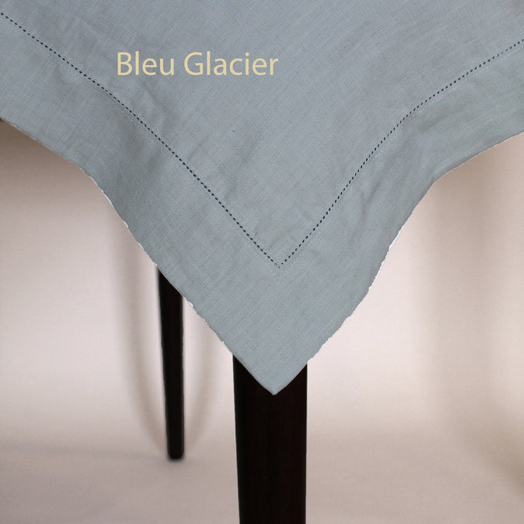 Hemstitched Linen Tablecloth (rect. custom size)