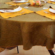 Tablecloth with Bourdon Edge border - Linenshed