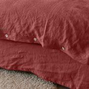 Buttoned closure for Duvet cover Brick
