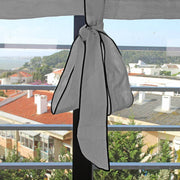 Lower ties on Bow ties ready made curtains