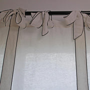 Upper ties on Bow Ties ready made curtains