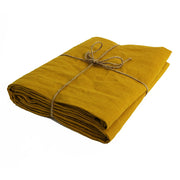 Mustard Flat Sheet Well Folded