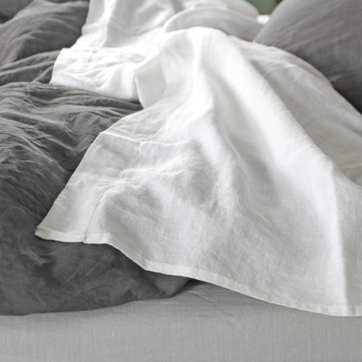 Bed Linen Flat Sheet White 