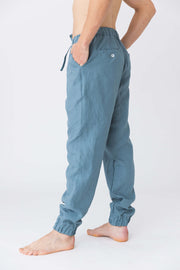  Washed linen trousers, elasticated “Gael”