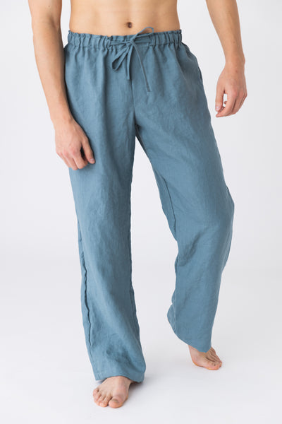 Soldé! Pantalon de pyjama homme en lin “Diego”