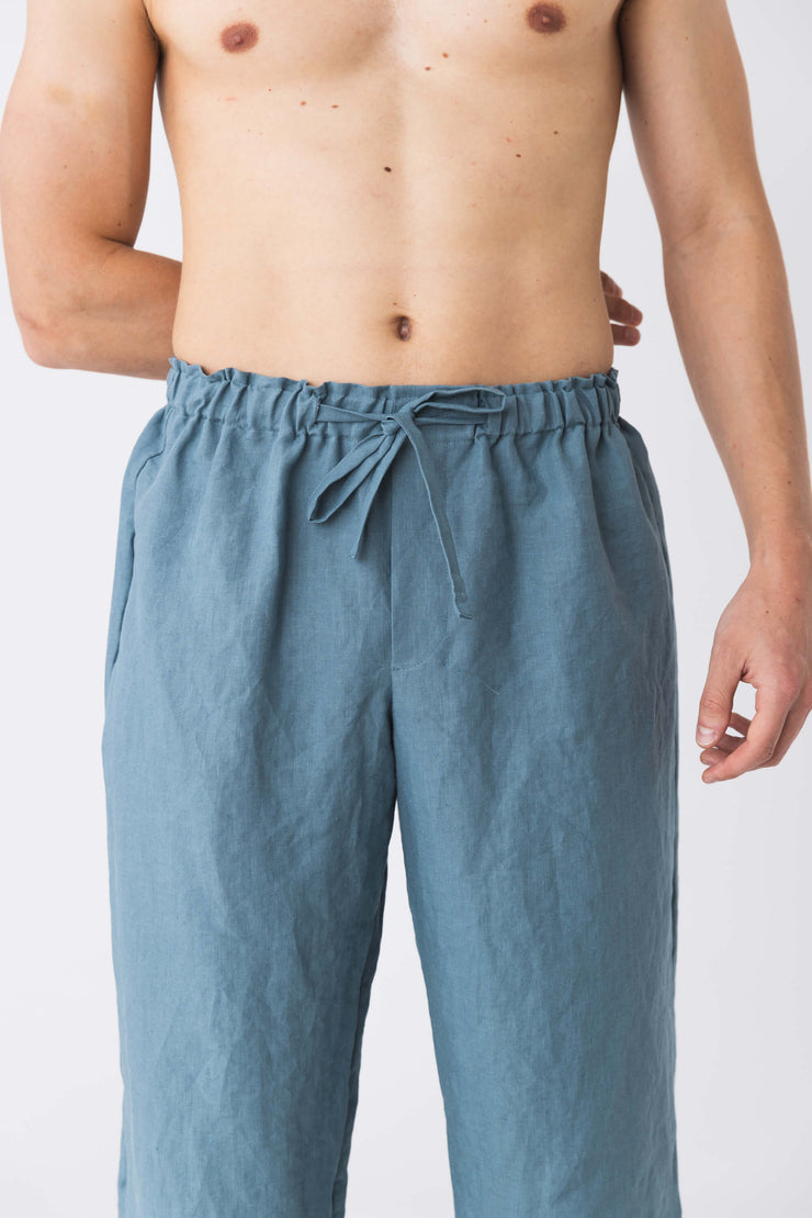 Men's Linen Pyjamas Trousers | Linenshed