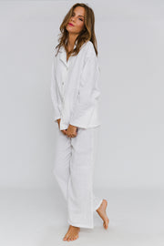 « Malú » Soft Washed Linen Pyjamas Set