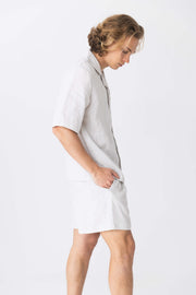 Soft linen pajamas with short sleeves “Emanuel”