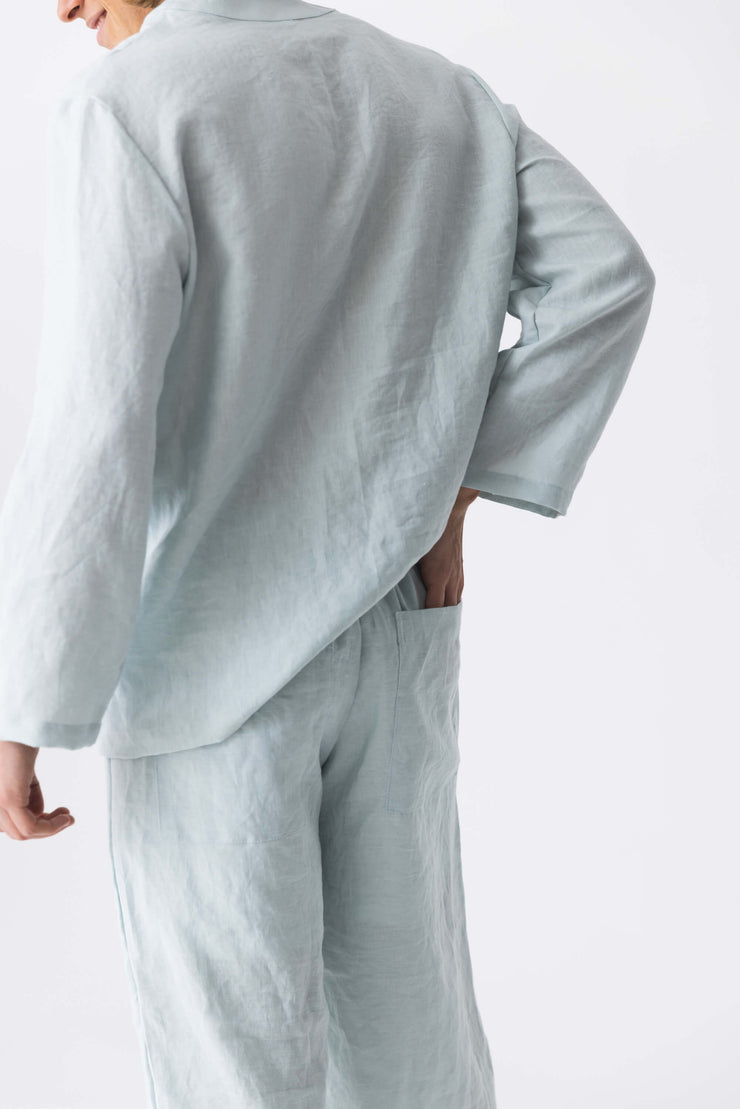 Men's linen pajama shorts Emanuel