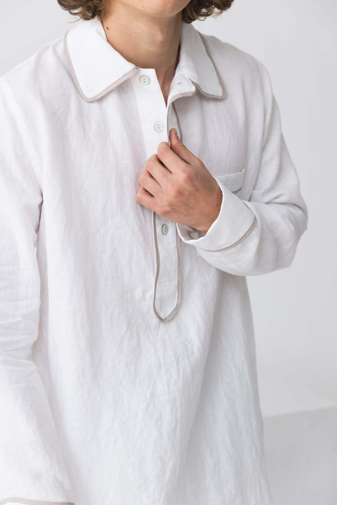 Mens long nightgown sale