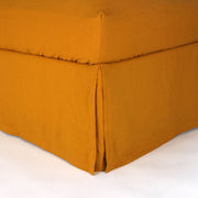 Split corner bed skirt #colour_moutarde