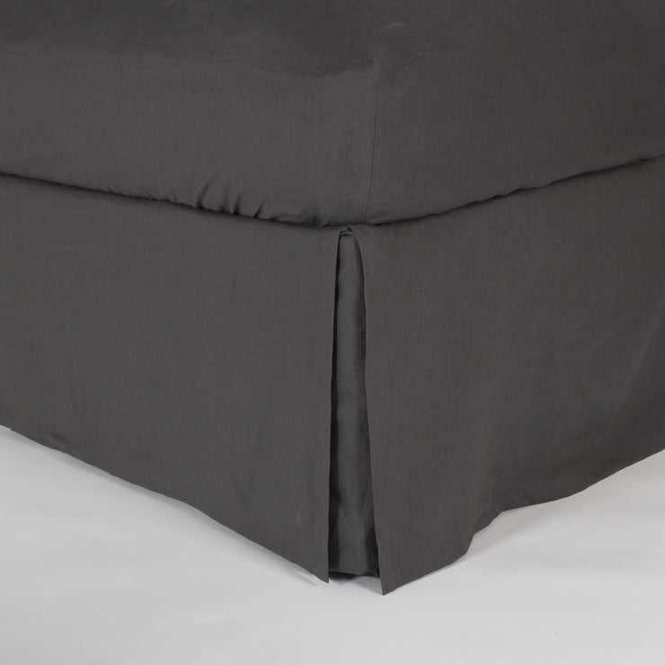 Split corner bed skirt #colour_gris-plomb