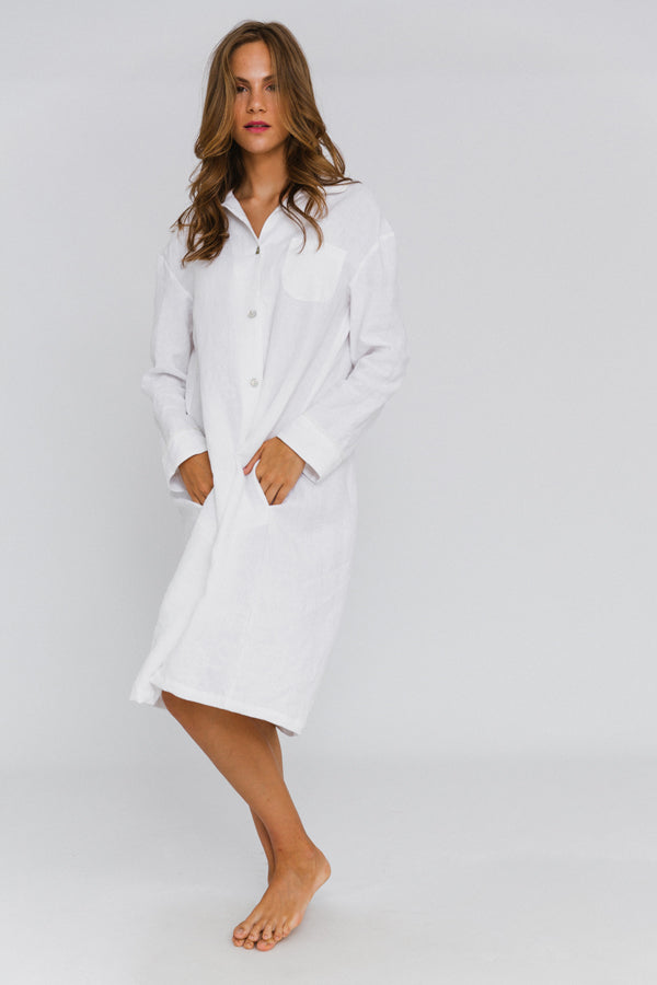 Luxury Washed Linen Nightgown “Mel”