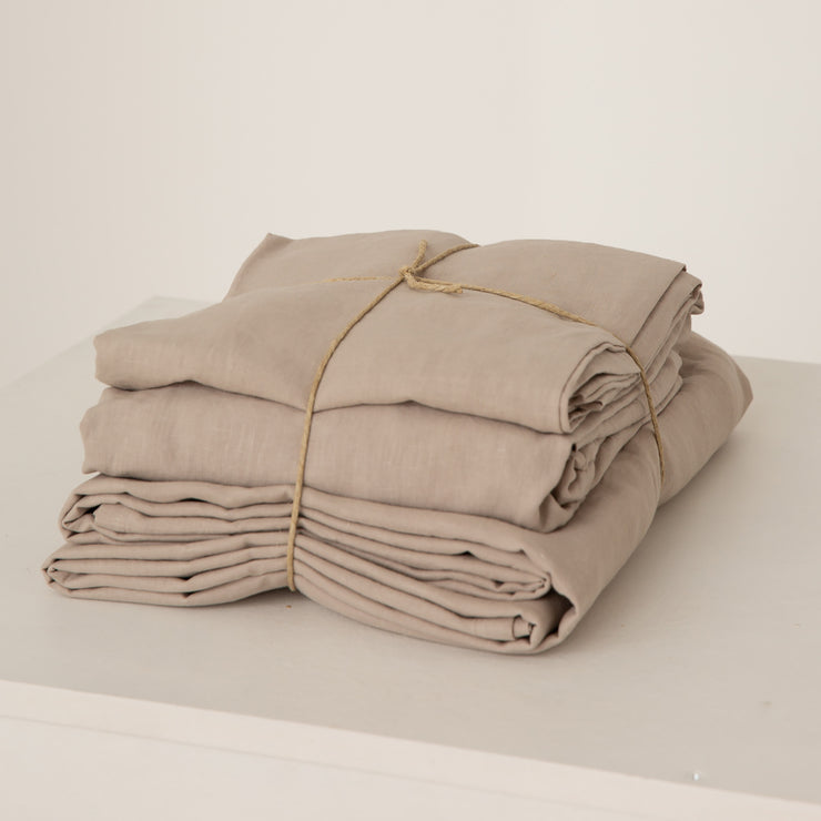 100 % Linen Sheets Set Natural