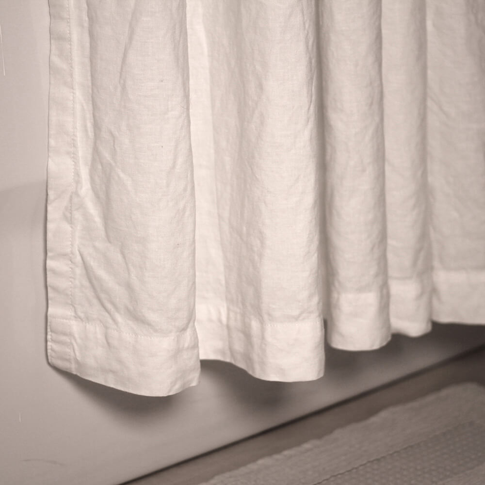 Linen Plain Shower Curtain Linenshed Uk