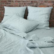 Linen Housewide Pillowcases (set of 2) Icy Blue Euro & Standard 