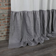 Ruffles Custom Made Linen Curtain