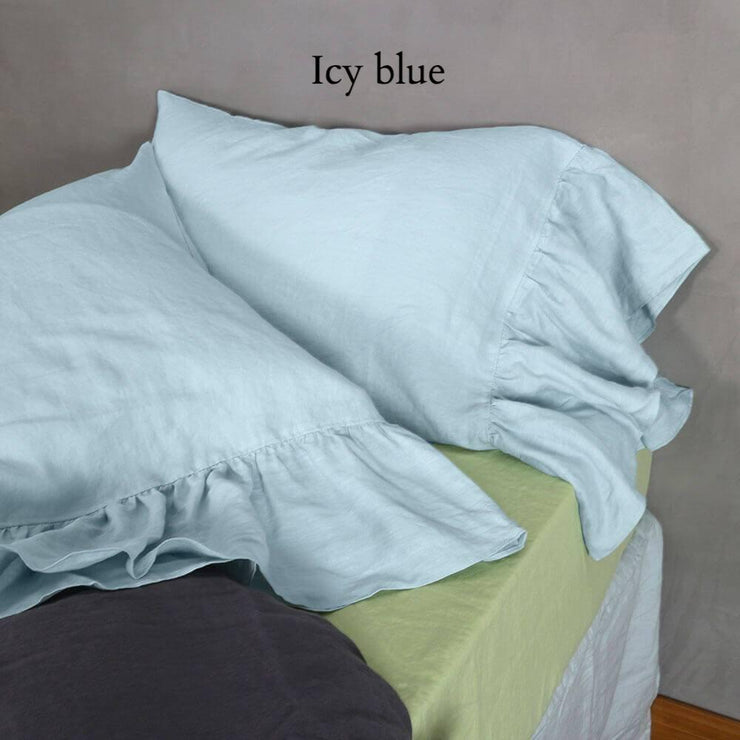 Side-Ruffle-Pillowcases-Set-Icy-Blue