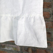Washed Linen Ruffles Table Runner
