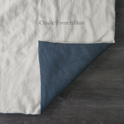Two Tones Duvet Cover Chalk-FrenchBlue