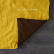 Two Tones Duvet Cover Curry-Earth