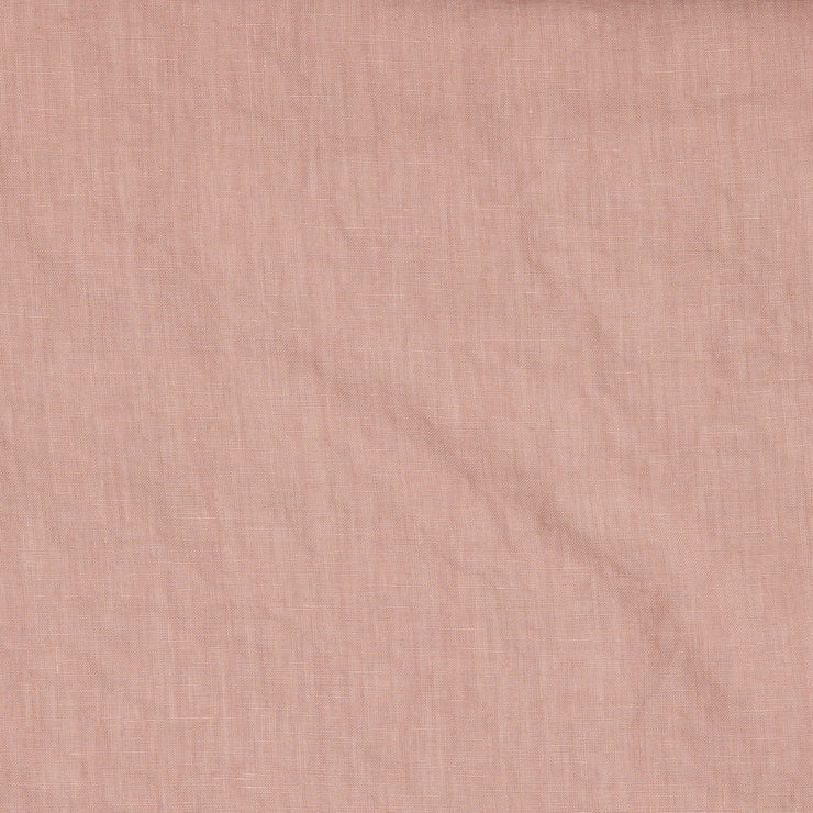 Long flared skirt in French linen #colour_vieux-rose