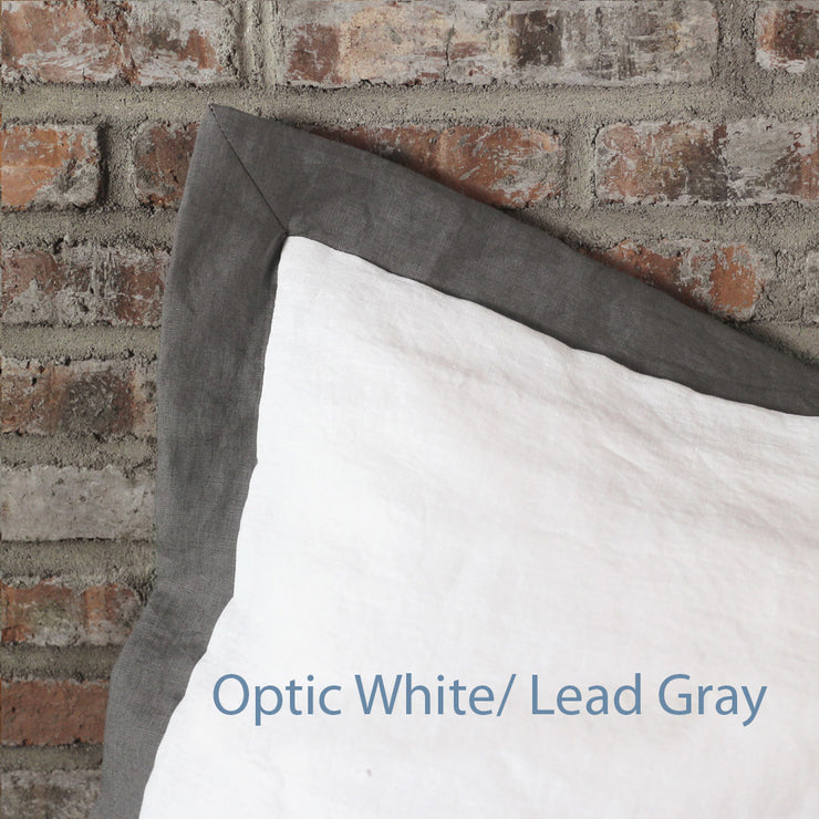 French color Border Closeup Optic White-Lead Grey