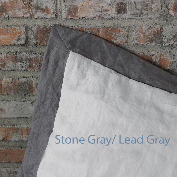 French color Border Closeup Stone Grey-Lead Grey