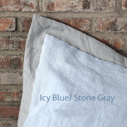 French color Border Closeup Icy Blue-Stone Grey