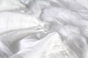 Close Up Of Ruffled White Sheet